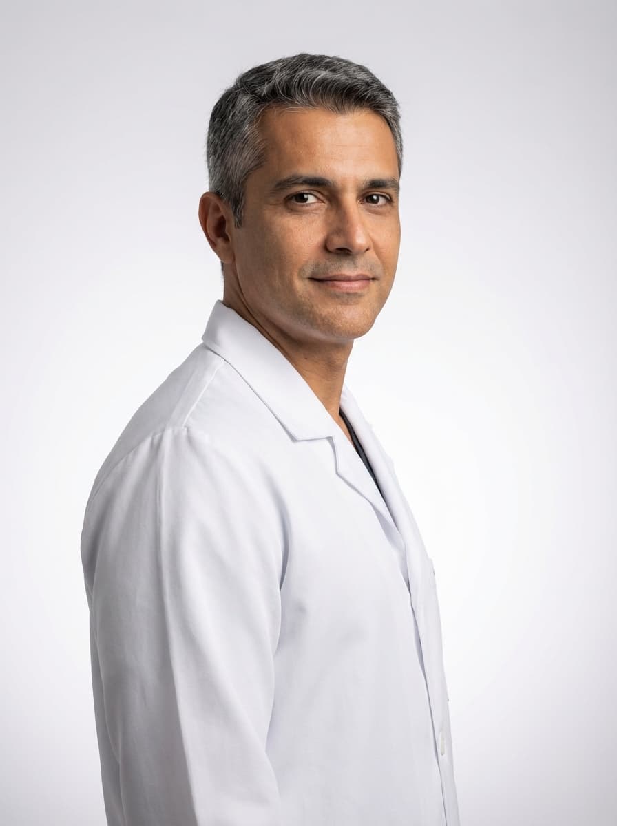 Médico utilizando o ClaraMed